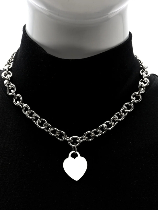 Tiffany & Co. Jewelry - Tiffany & Co.  ✨️ Women's Silver 925 Heart Charm Chain Necklace